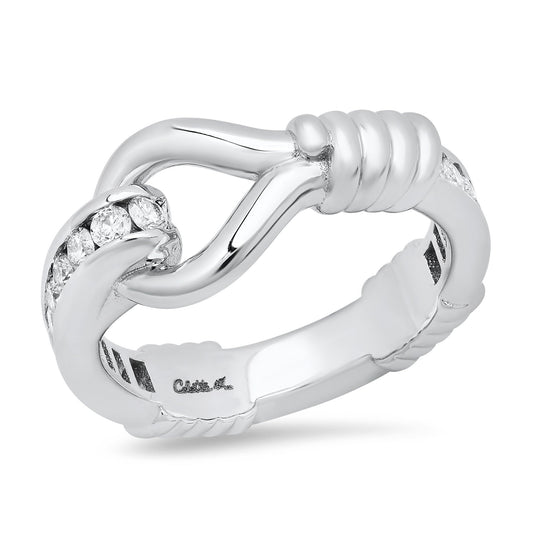 Toi et Moi Madame Ring Pavé 18K Gold Diamond Colette Jewelry