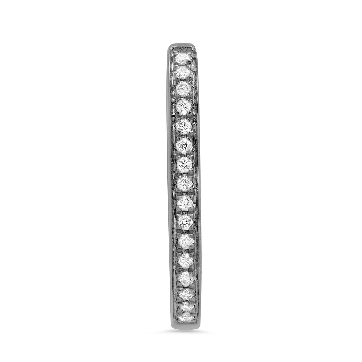 Medium Maasai Hoop Earrings with Pavé White Diamonds in Four Colors — Colette Jewelry