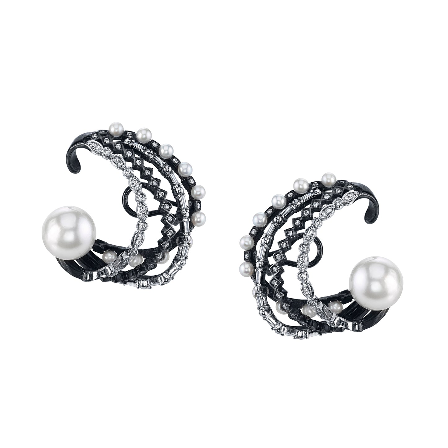Boudoir Stud Earrings | 18K Gold | Colette Jewelry