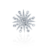 Stella Ear Cuff | White & Black Diamonds | 18K Gold | Galaxia | Colette Jewelry
