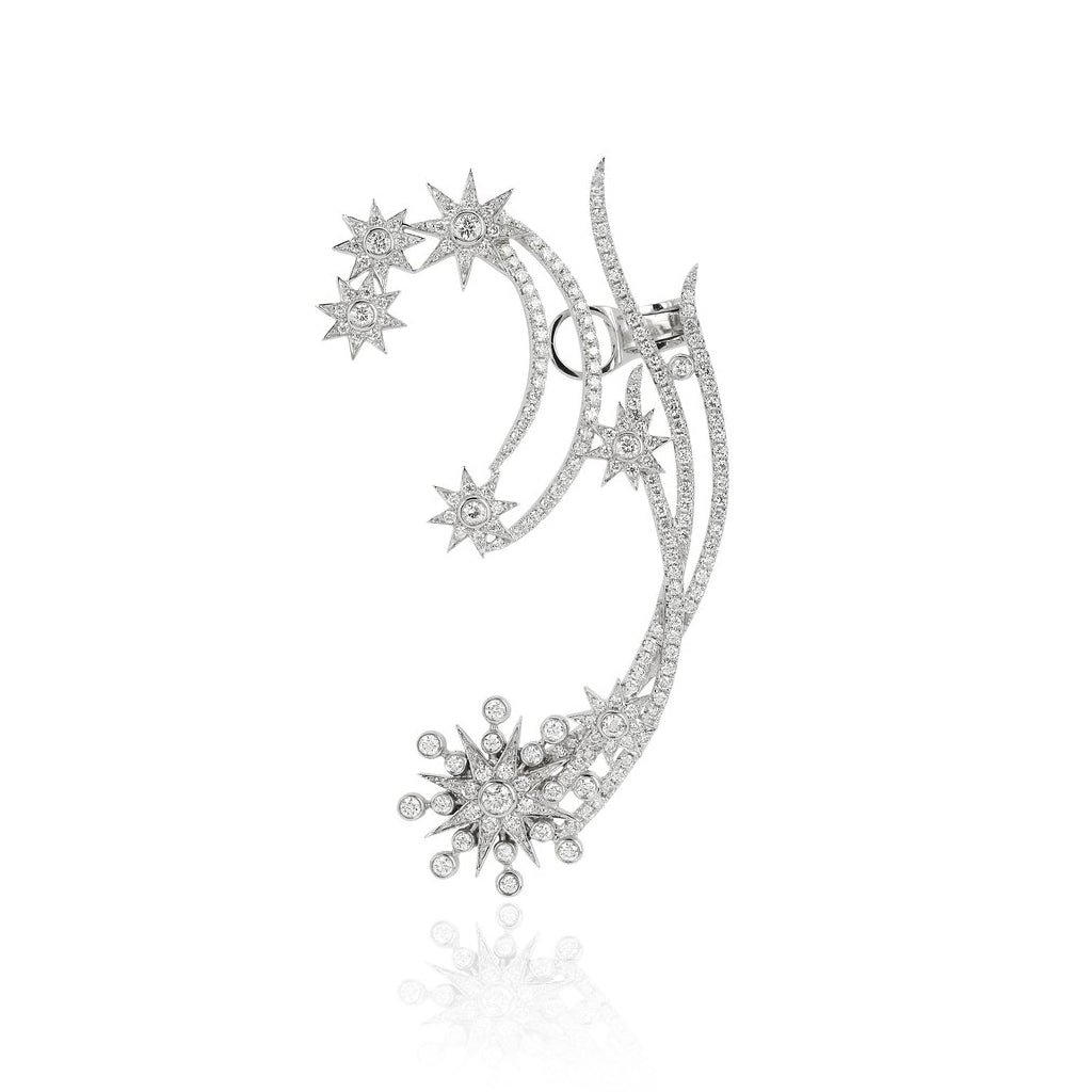 Lacerta Earring Cuff — 18K Gold & Diamond Ear Cuff | Colette Jewelry