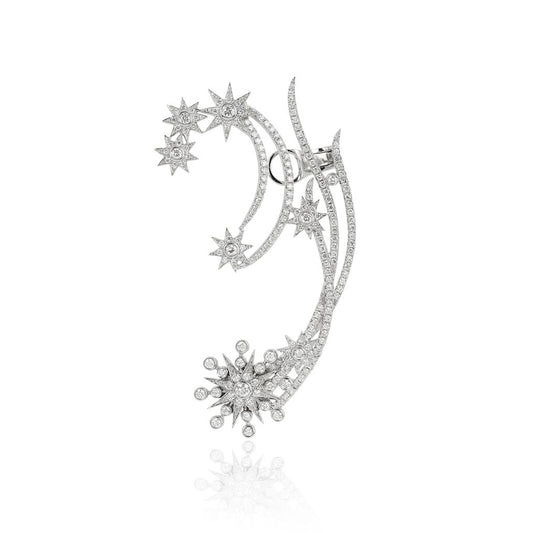 Lacerta Earring Cuff — 18K Gold & Diamond Ear Cuff | Colette Jewelry