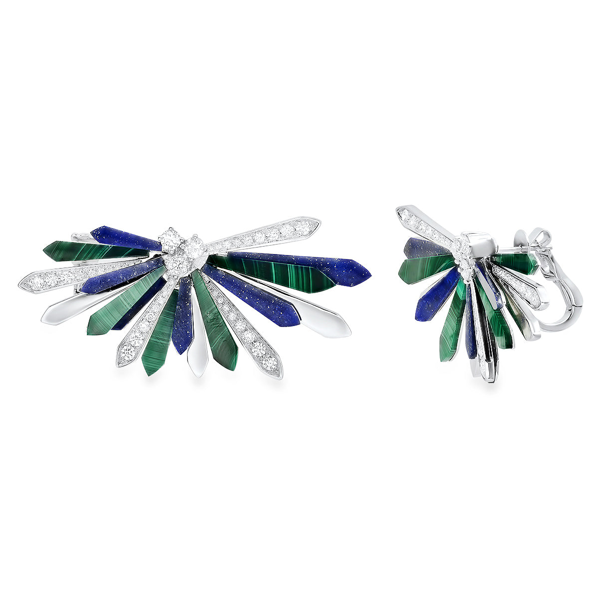 Penacho Cocktail Earrings | 18K Gold & Gemstones | Colette Jewelry