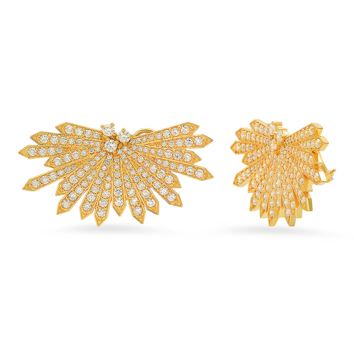 Penacho Cocktail Earrings | 18K Gold & Gemstones | Colette Jewelry