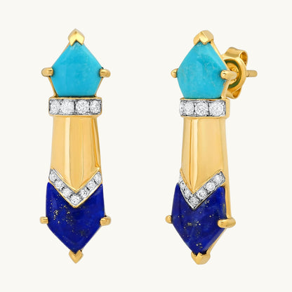Penacho Classic Studs Earrings — Colette Jewelry