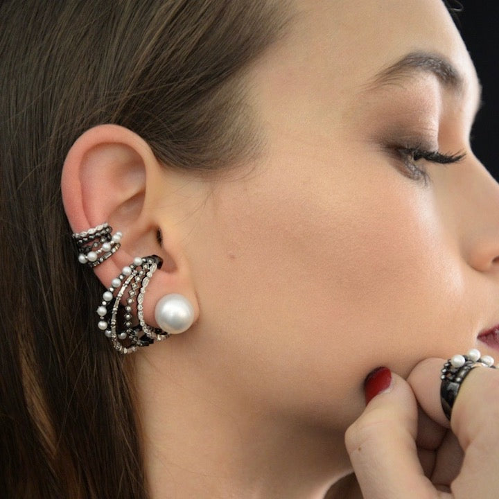 Boudoir Stud Earrings | 18K Gold | Colette Jewelry