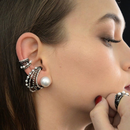 Boudoir Stud Earrings in 18K Gold — Colette Jewelry