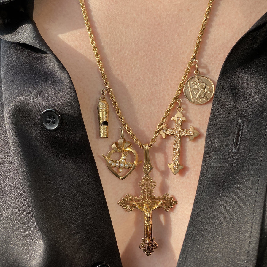 Two Cross Necklace