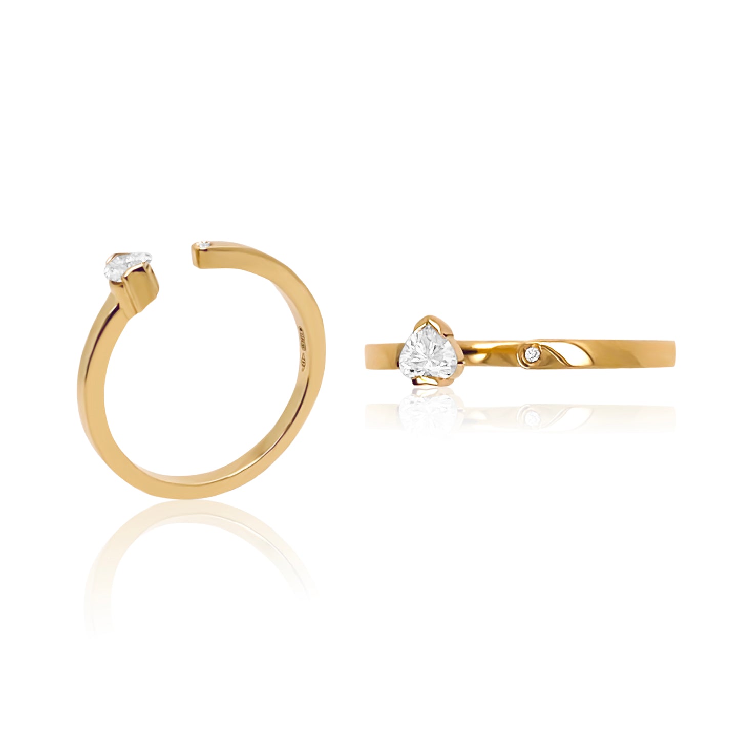 Maasai Open Band Ring in Four Colors — 18K Gold | Colette Jewelry