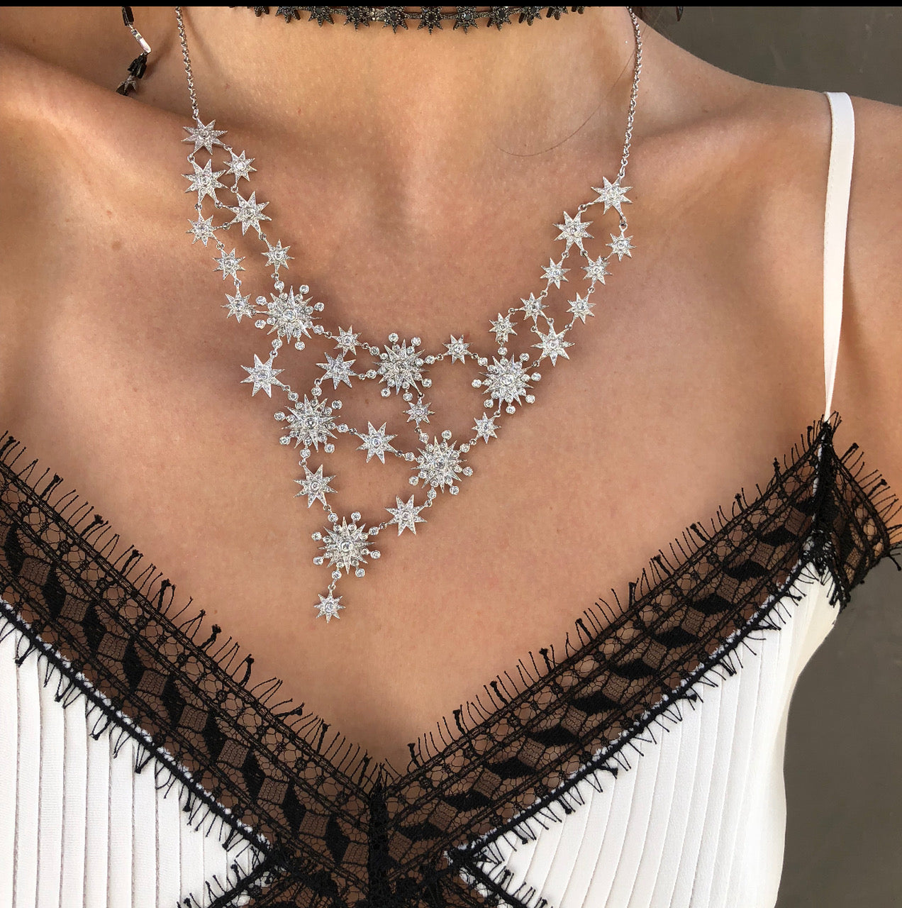 Milky Way Necklace – Diamond & Gold Constellation Necklace | Colette Jewelry