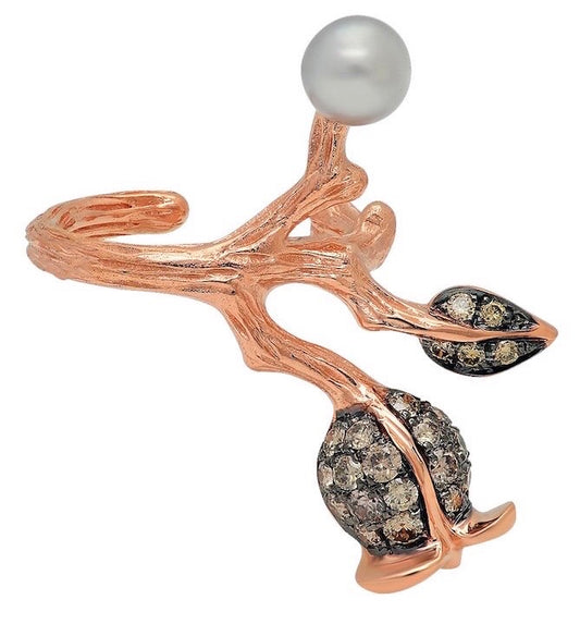 Pink Sillybum Ear Cuff | 18K Gold & Pink Sapphire | Colette Jewelry