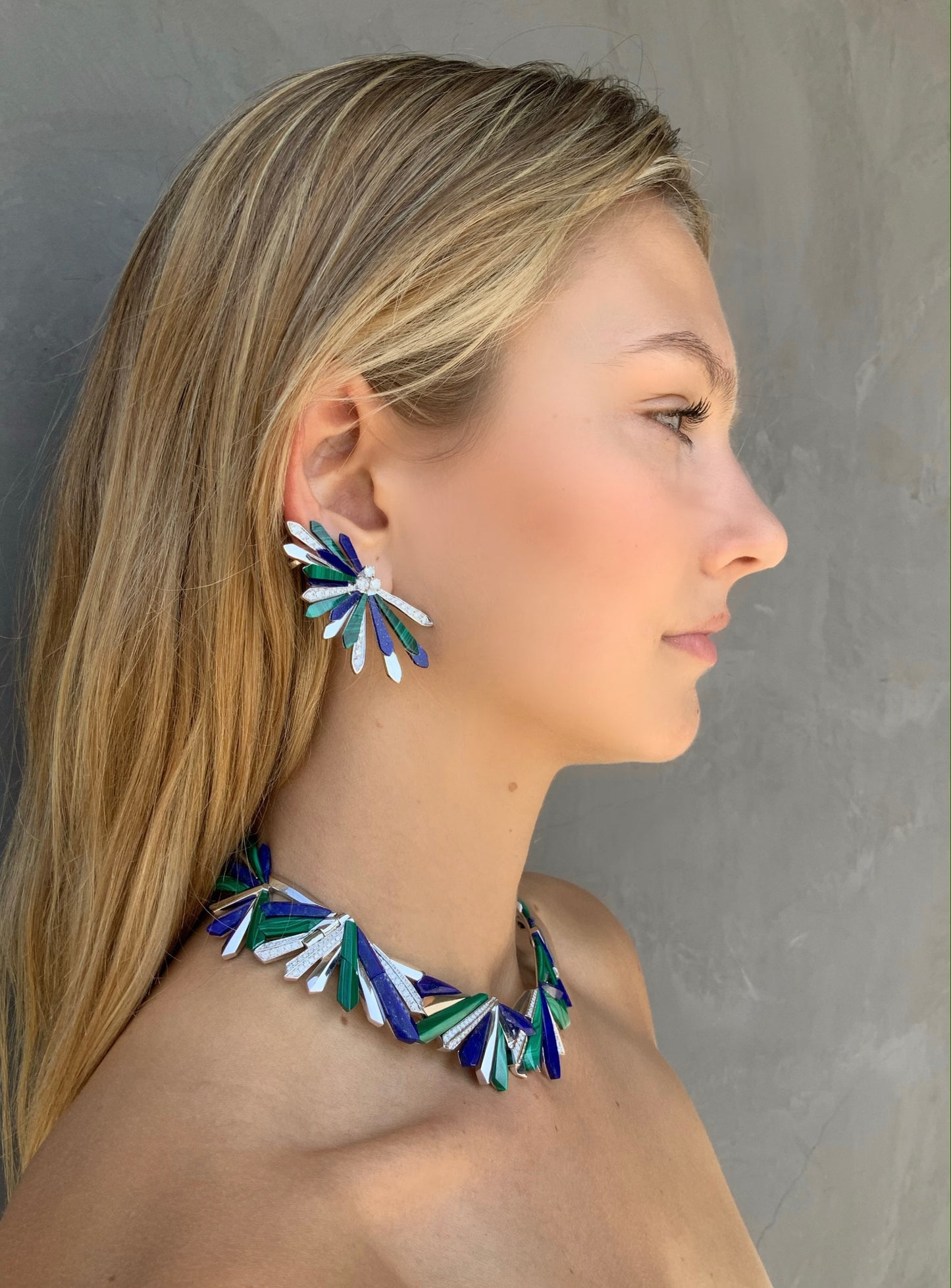 Penacho Cocktail Earrings | 18K Gold & Gemstones | Colette Jewelry