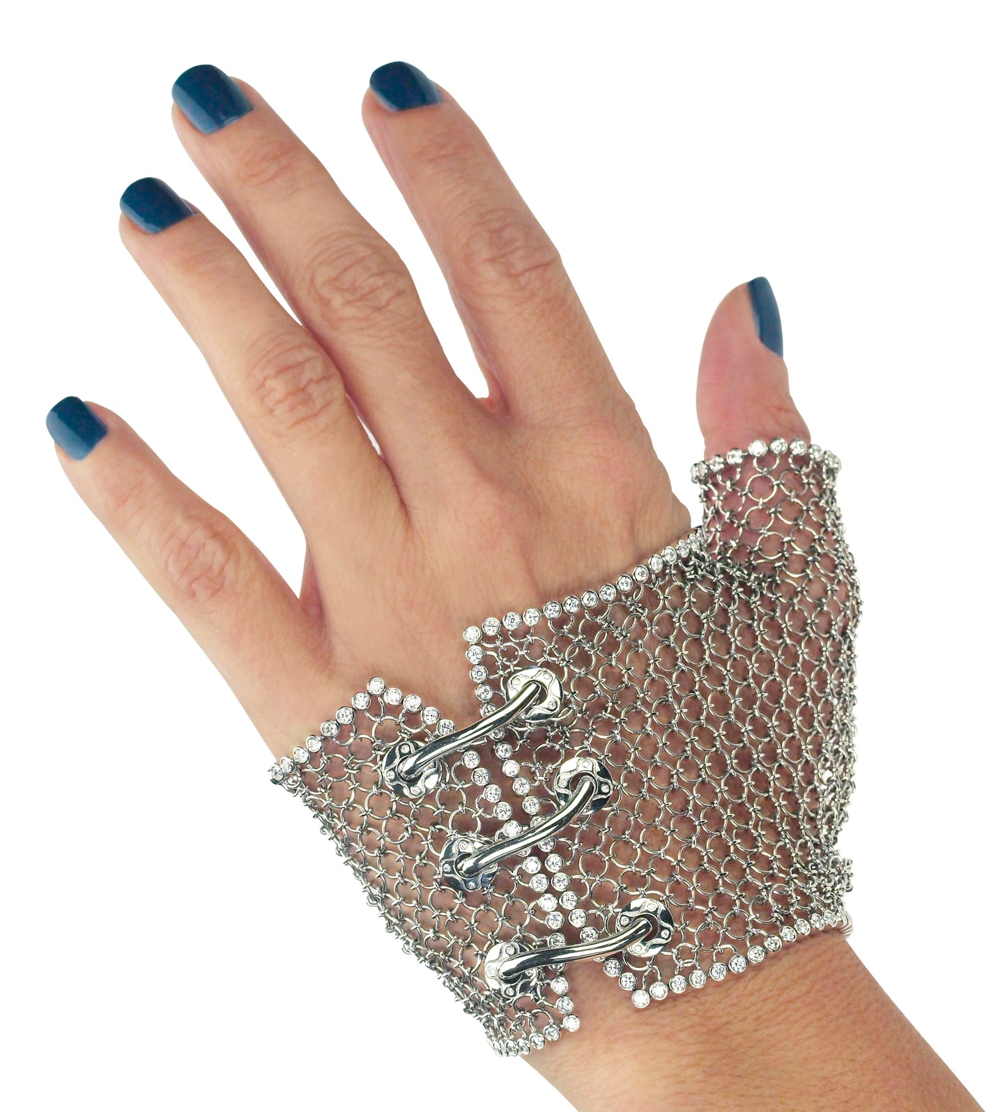 Colette's Glove — White Diamond & 18K White Gold Hand Jewel | Colette Jewelry