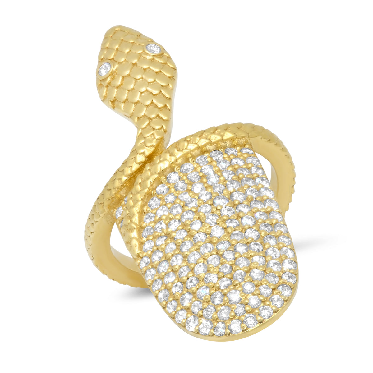 Snake Nail Pendant in White Gold | Colette Jewelry