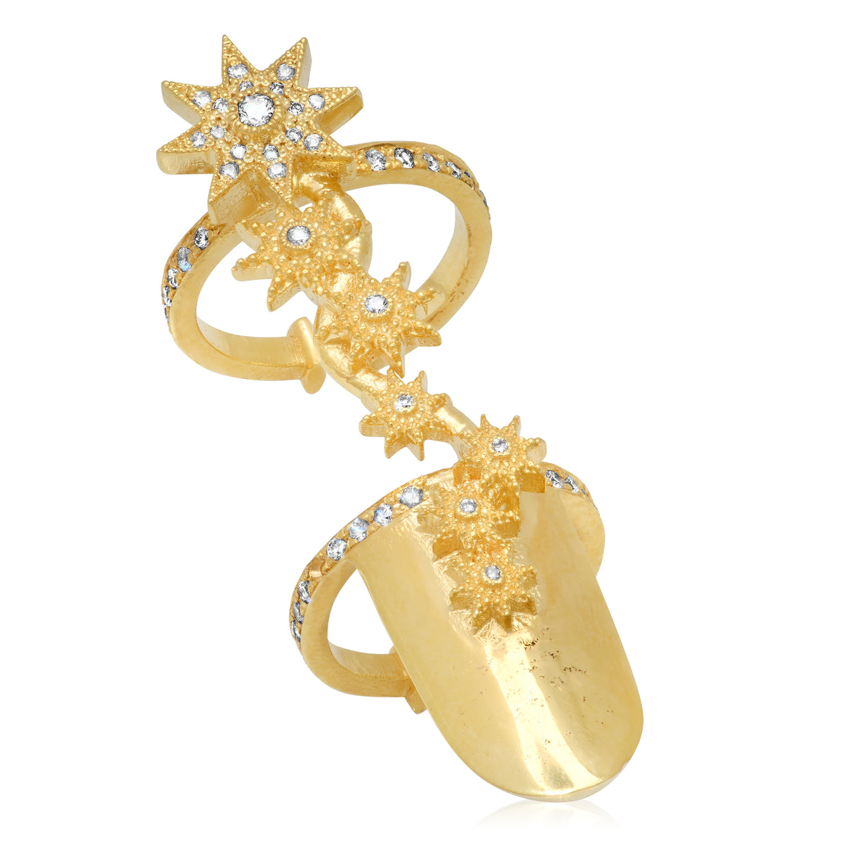 Star Nail Pendant Necklace in 18K Rose Gold | Colette Jewelry