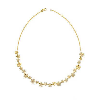 Erica Necklace – 18K Gold Diamond Necklace with brilliant-cut diamond — Colette Jewelry
