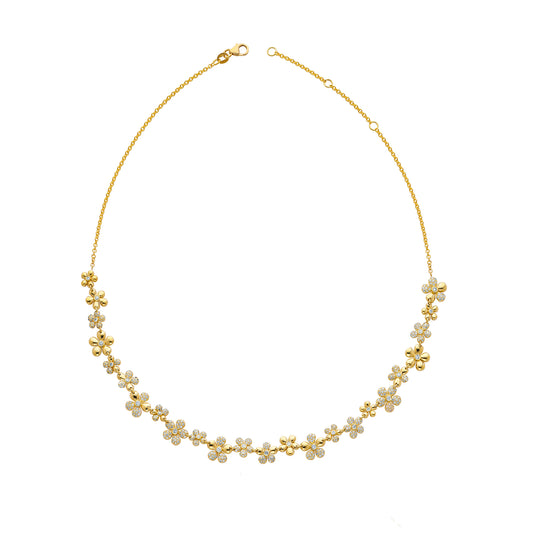 Erica Necklace – 18K Gold Diamond Necklace | Colette Jewelry