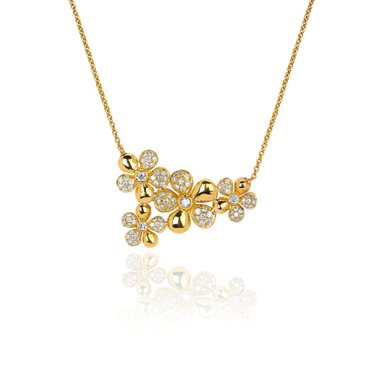 Heather Pendant — 18K Gold Diamond Necklace | Colette Jewelry