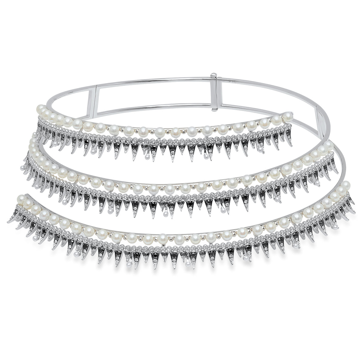 Warrior Necklace — High Jewelry 18K Gold & Diamonds | Colette Jewelry