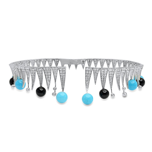 Deco Choker – Diamond Necklace in 18K Gold | Colette Jewelry