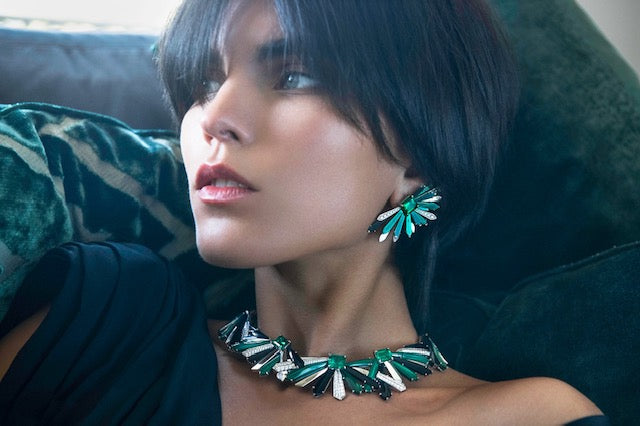 Queen Necklace | Emerald & 18K Gold | Colette x MUZO | Colette Jewelry