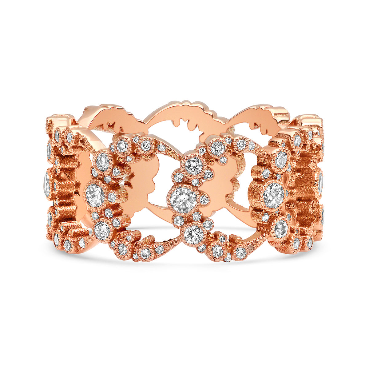 Infinity Moon Ring in 18K Gold & Diamond Ring — Colette Jewelry