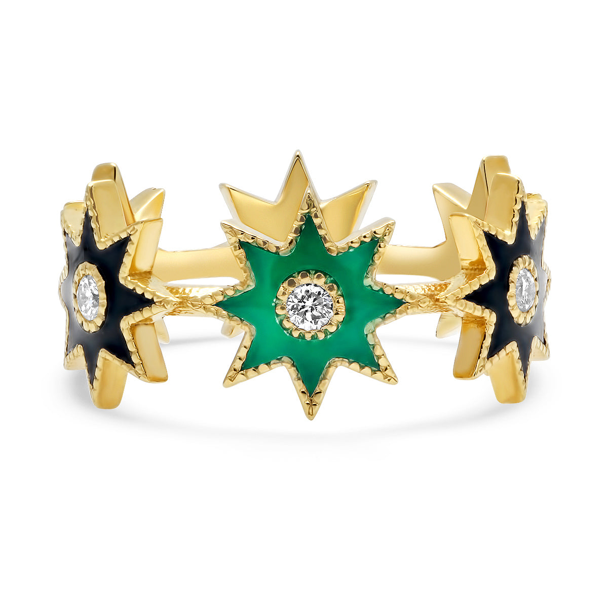 Twinkle Star Ring | 18K Gold Diamond Star Ring | Colette Jewelry