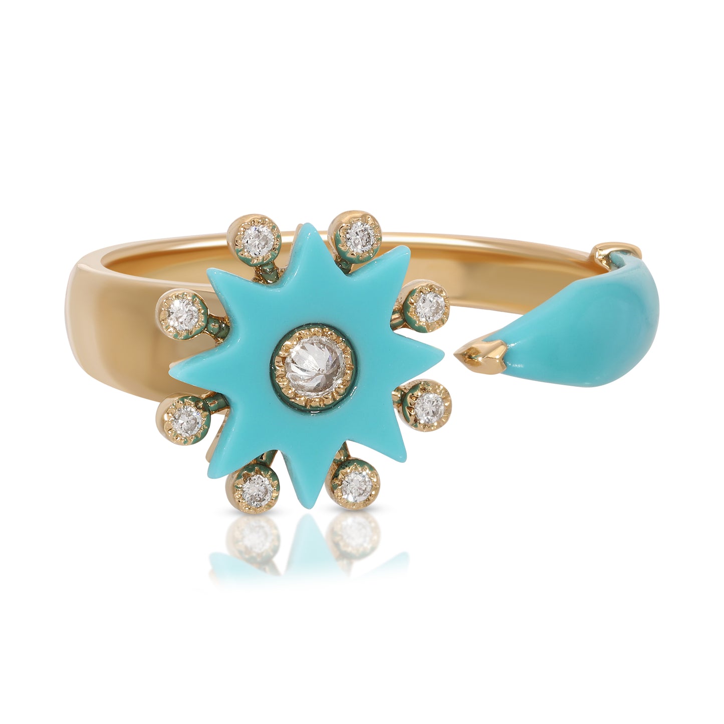 Comète Ring in 18K Rose Gold | Colette Jewelry