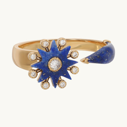 Comète Ring in Rose Gold in 18K rose gold with diamond — Colette Jewelry