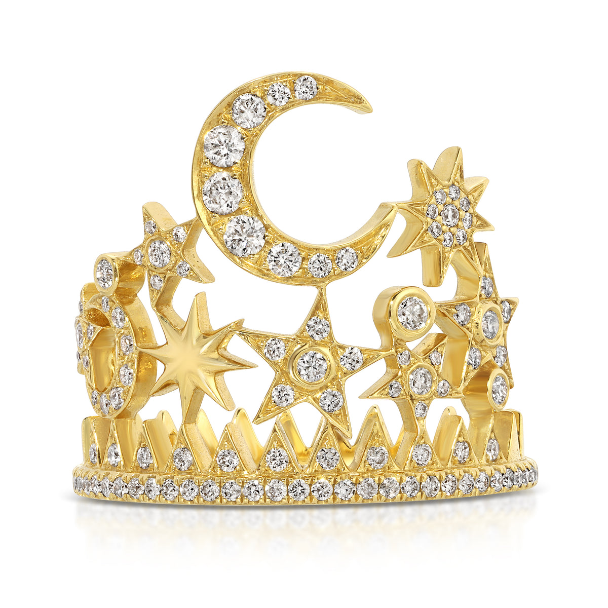 GALAXIA Queen Crown Ring | Colette Jewelry
