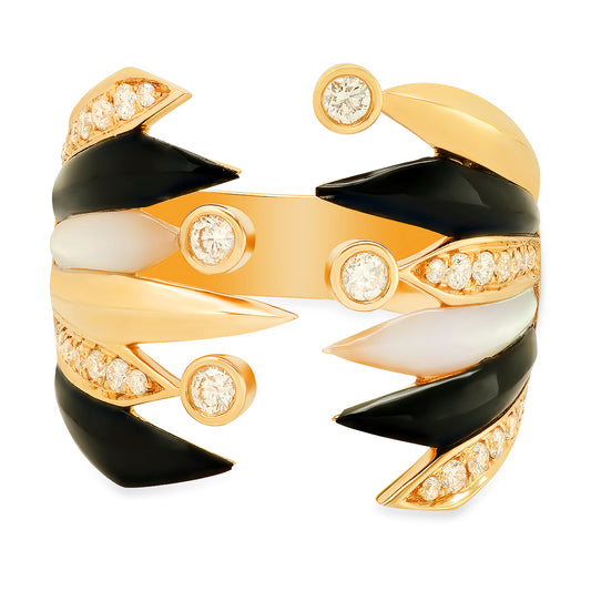 Penacho Large Wrap Ring – Two Combinations – 18K Gold – Colette Jewelry
