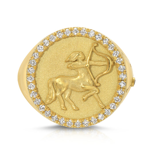 Sagittarius Ring – 18K Gold Zodiac Ring | Colette Jewelry