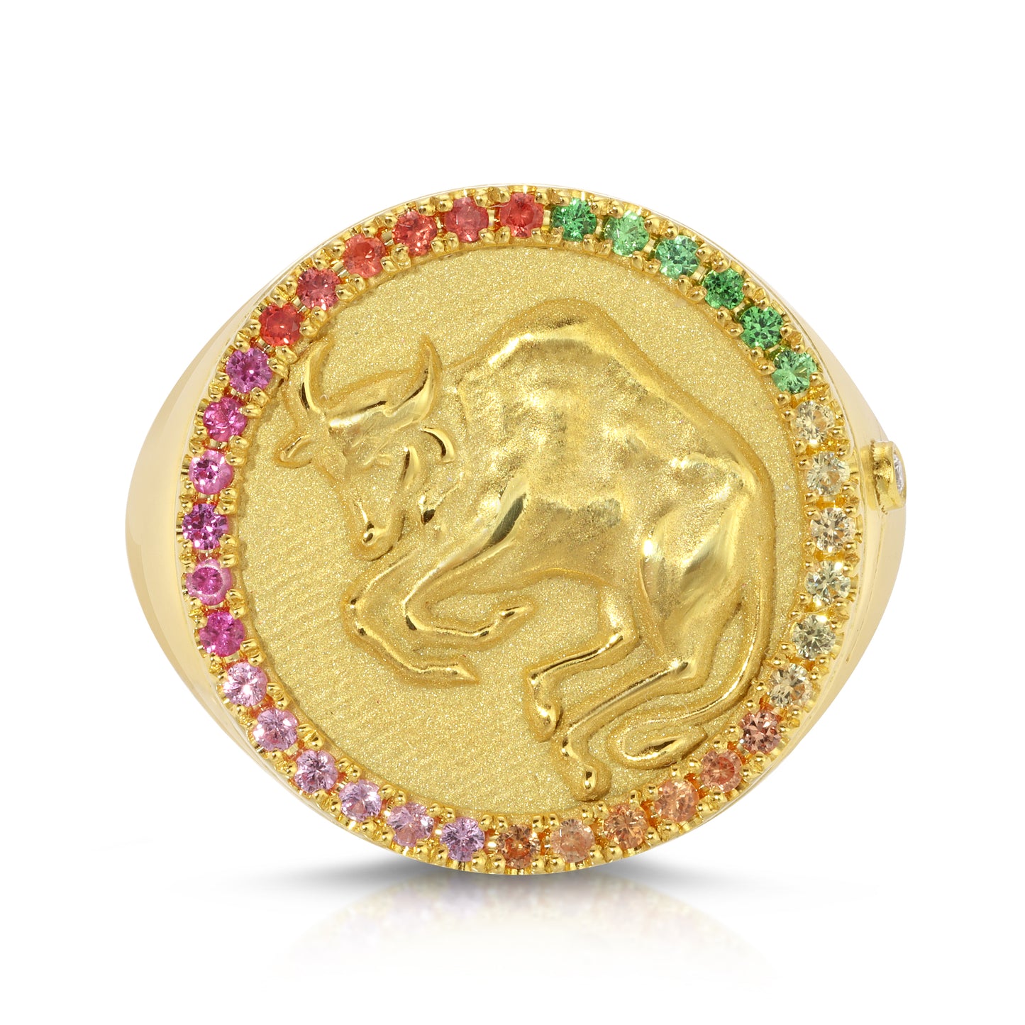 Taurus Ring 18K Gold | Zodiac Fine Jewelry | Colette Jewelry