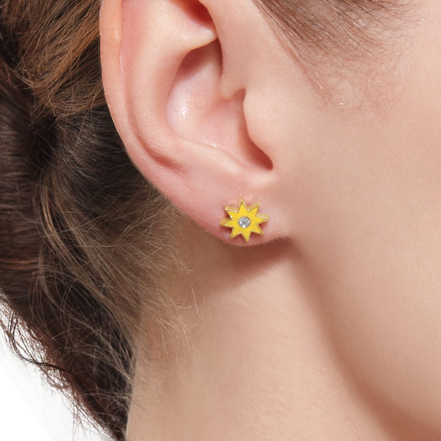Twinkle Star Studs – Diamond Star Earrings | Colette Jewelry