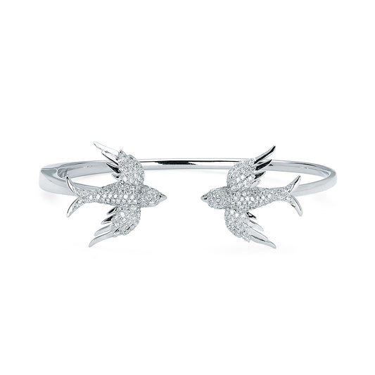 BLUE DRIFT Birds in Flight Bracelet Cuff | Colette Jewelry