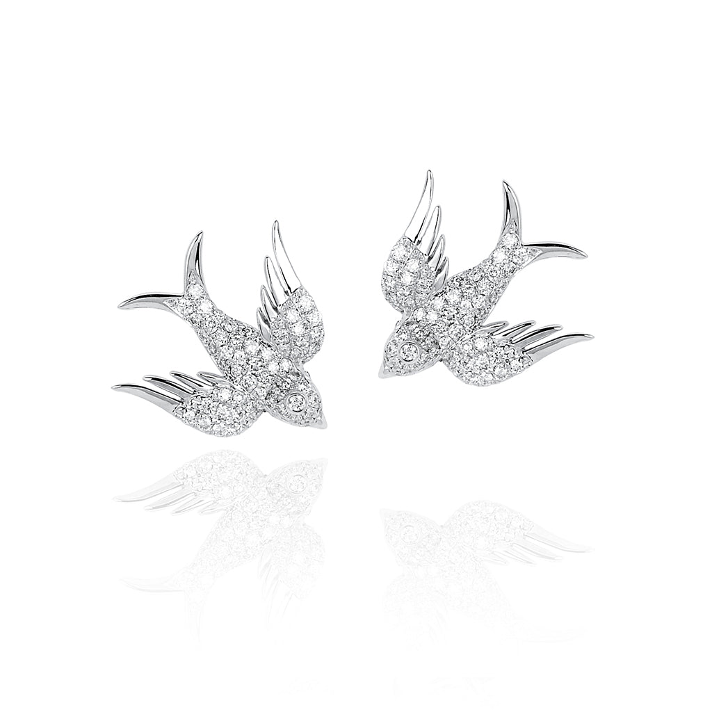 Hatay Studs – 18K Gold Diamond Stud Earrings | Colette Jewelry