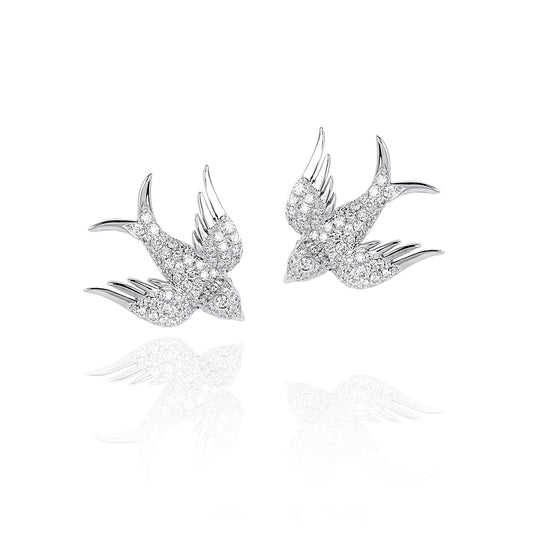Hatay Studs – 18K Gold Diamond Stud Earrings | Colette Jewelry