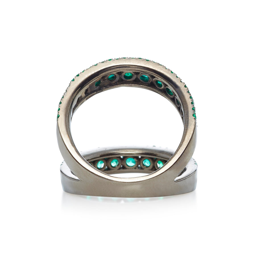 Twined Double Ring