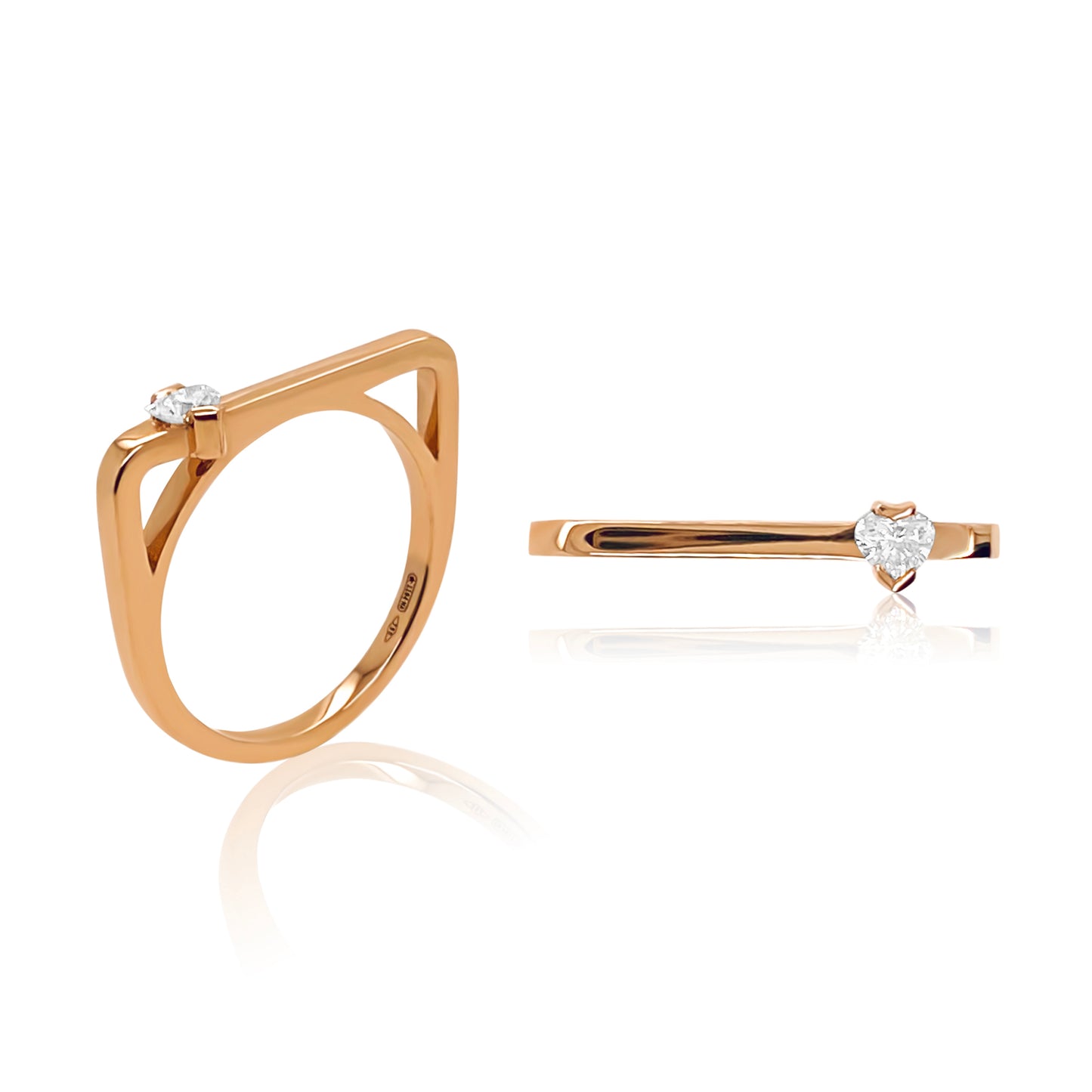 Maasai Square Band Four Colors 18K Gold Ring | Colette Jewelry