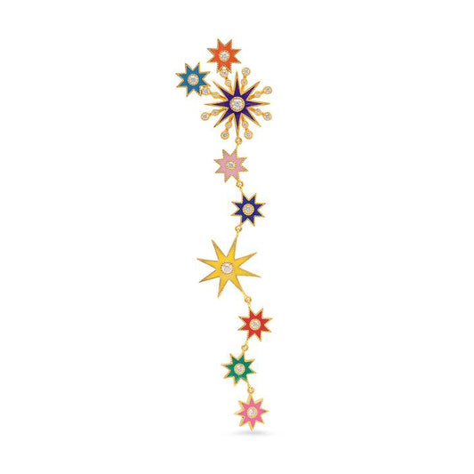 Carina Star Duster Stud Earrings | Diamond | 18K Gold | Colette Jewelry