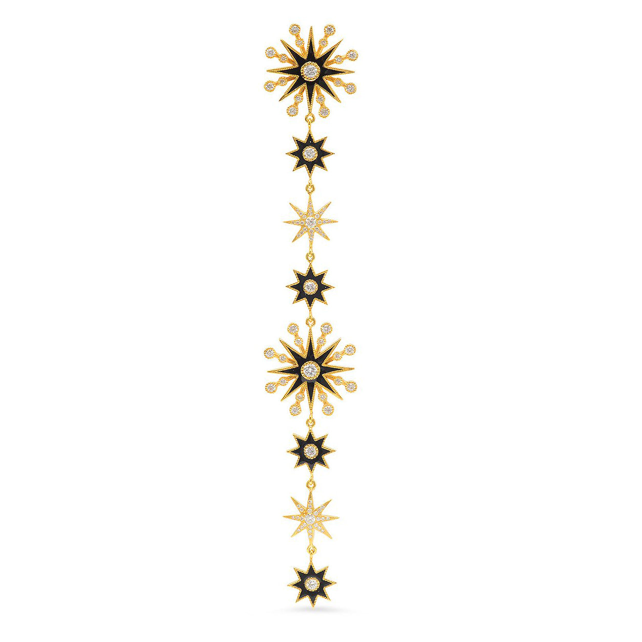 Pyxis Star Duster Stud Earrings in 18K Gold | Colette Jewelry