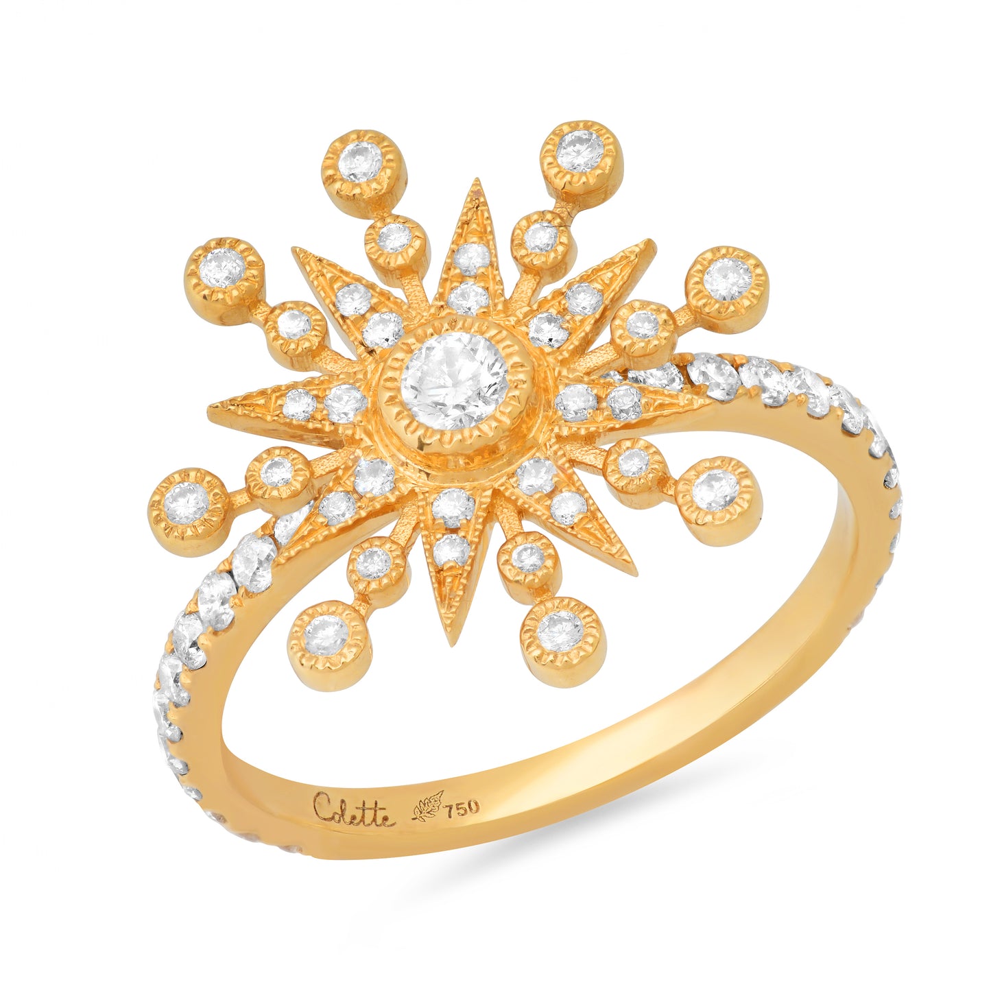Star Puzzle Ring in 18K Gold | Galaxia Collection | Colette Jewelry
