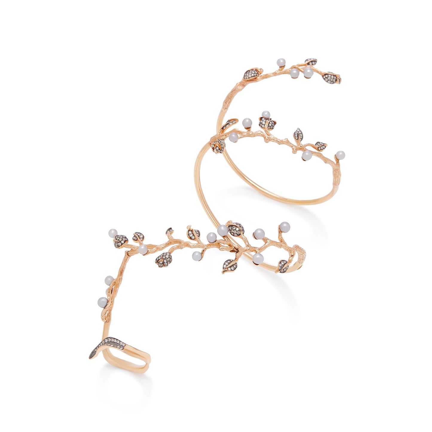 Two-Piece Climbing Thistles Arm Wrap | 18K Gold | Colette Jewelry