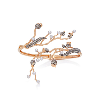Two-Piece Climbing Thistles Arm Wrap in 18K Gold — Colette Jewelry