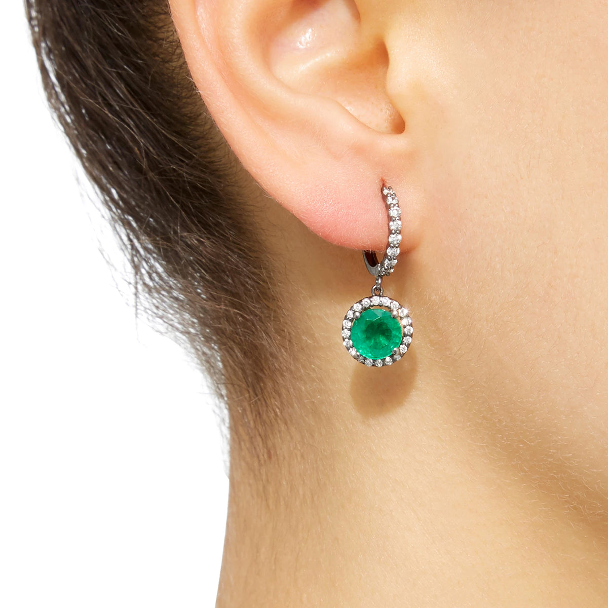 Planet Earrings — 18K Gold Diamond Stud Earrings | Colette Jewelry