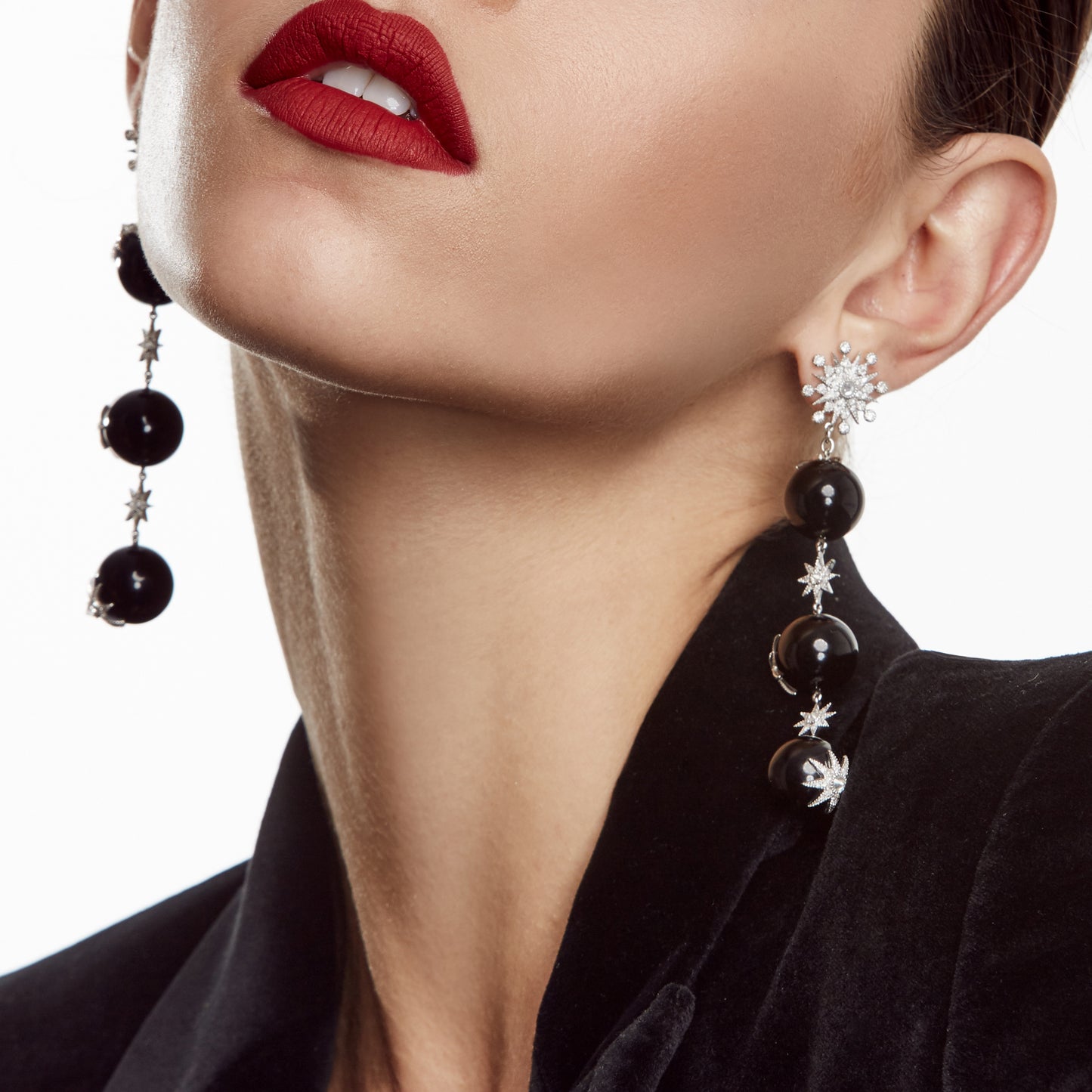 Star Ball Stud Earrings in 18K Gold | Colette Jewelry