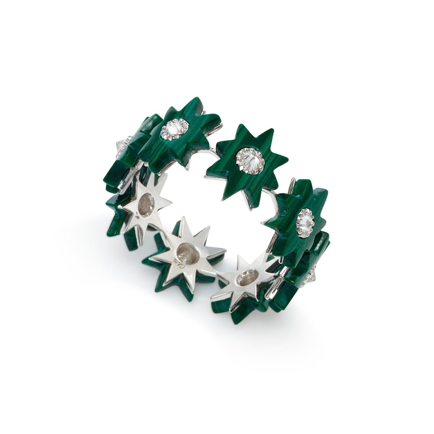Star Infinity Ring in 18K Gold with Diamonds — Colette Jewelry